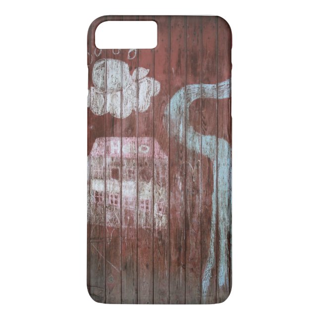 Hello Zuhause Children Zeichne iPhone Case (Rückseite)