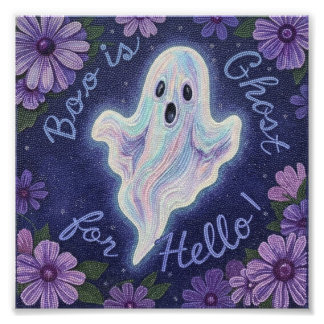 HelloGhost Fotodruck