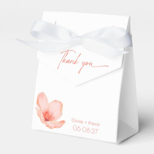 Hellorange danke Ihnen moderne Hochzeit Geschenkschachtel