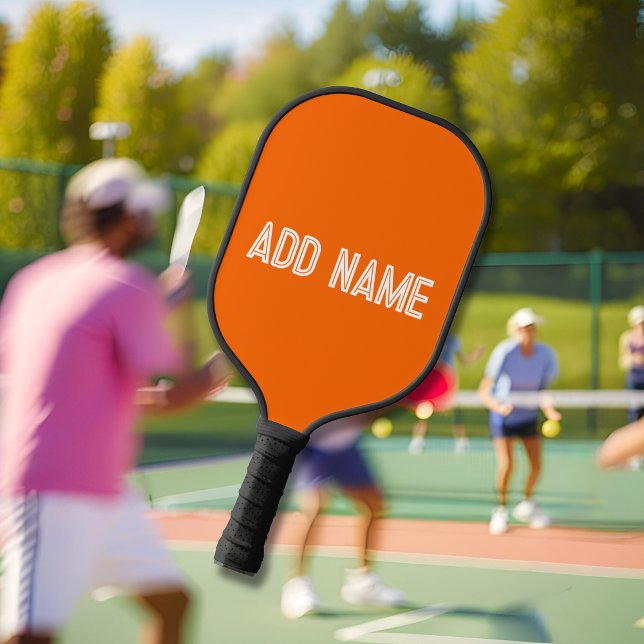 hellorange - personalisiert pickleball schläger (Von Creator hochgeladen)