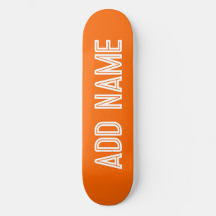 hellorange - personalisiert skateboard