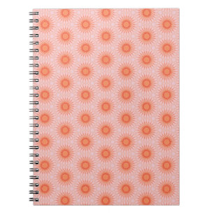 Hellorange und Pfirsichrosa  Notizblock