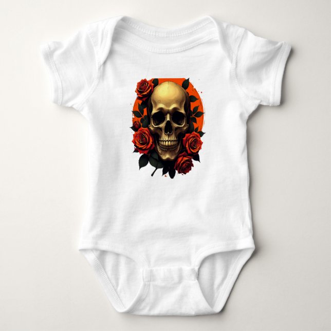 Helloween Baby Jersey Bodysuit Strampler (Vorderseite)