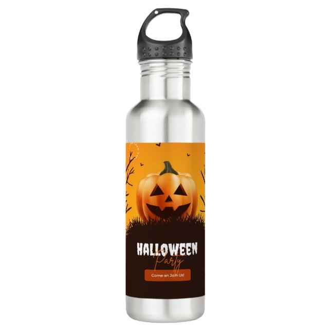 Helloween Edelstahlflasche (Vorderseite)