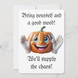 Helloween Einladungskarte