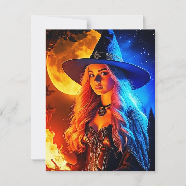 Helloween-Karte Feiertagskarte (Vorderseite)