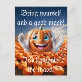 Helloween-Karte Feiertagspostkarte