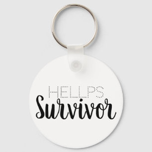 Hellp-Syndrom Survivor Schlüsselanhänger Black
