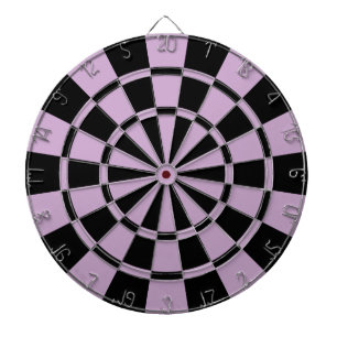Hellpurpurn und schwarz dartscheibe