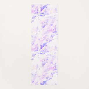 Hellrosa, blaue Yoga-Matte. Yogamatte