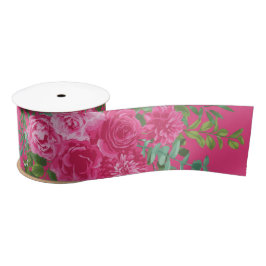 Hellrosa Blumenzange Satinband