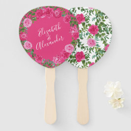 Hellrosa Blumenzehen Fächer