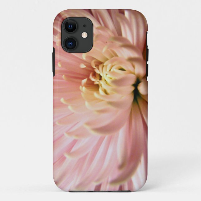 hellrosa Chrysanthemenblüte Case-Mate iPhone Hülle (Rückseite)