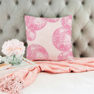 Hellrosa Diskotheken, Girl Retro-Stil Kissen