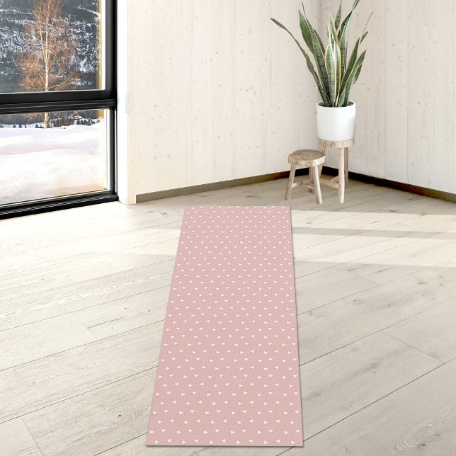 Hellrosa Dreiecks-Muster-Yogamatte Yogamatte (Von Creator hochgeladen)