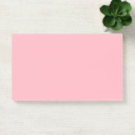 Hellrosa Einfach 10" x 6" Post-it Klebezettel