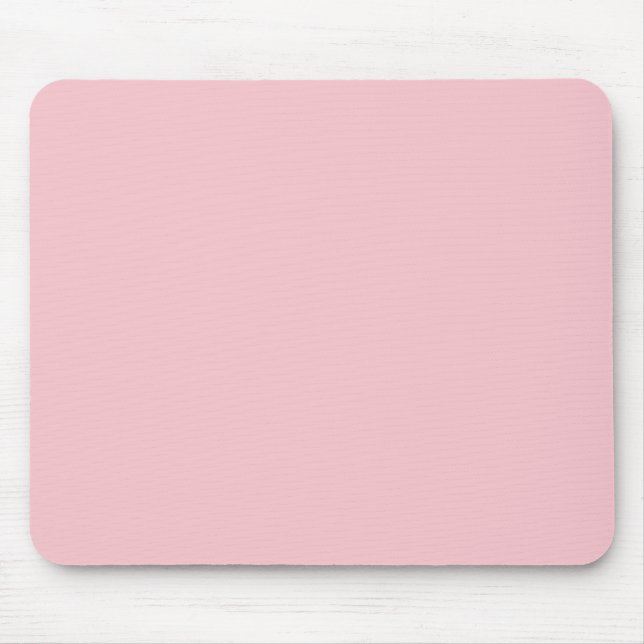 hellrosa Farbe Mousepad (Vorne)