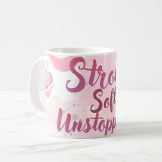 Hellrosa feminines Tasse