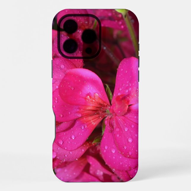 Hellrosa Floral Case-Mate Apple iPhone Case 16 Pro Max Hülle (Rückseite)