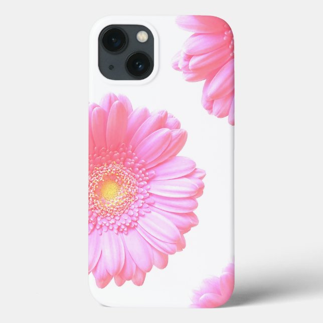 Hellrosa Gerbera daisy Case-Mate iPhone Gehäuse Hülle (Rückseite)