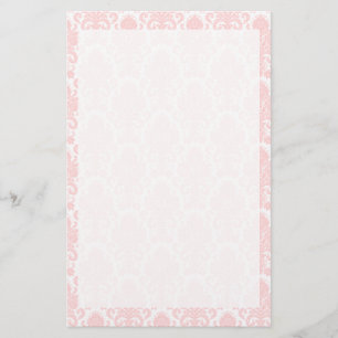 Hellrosa Girly Damast Briefpapier