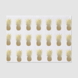 Hellrosa Imitat-Goldfolien-Ananas-Seidenpapier Seidenpapier