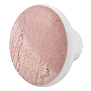 Hellrosa Imitate Stucco-Effekt Druckknöpfe Keramikknauf