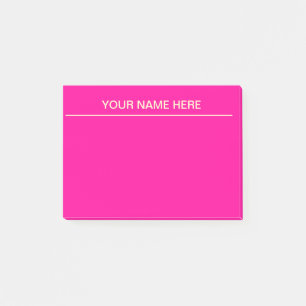 Hellrosa Post - Anmerkungen Post-it Klebezettel