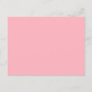 Hellrosa Postkarte