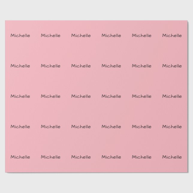 Hellrosa professionelles einzigartiges lässiges Ha Geschenkpapier (Flach)