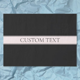 Hellrosa Rosa Streifen und eleganter bearbeitbarer Seidenpapier