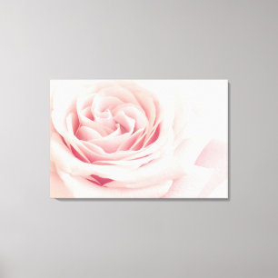 Hellrosa Rose Blume - Rose Blume Blumenstrauß Leinwanddruck