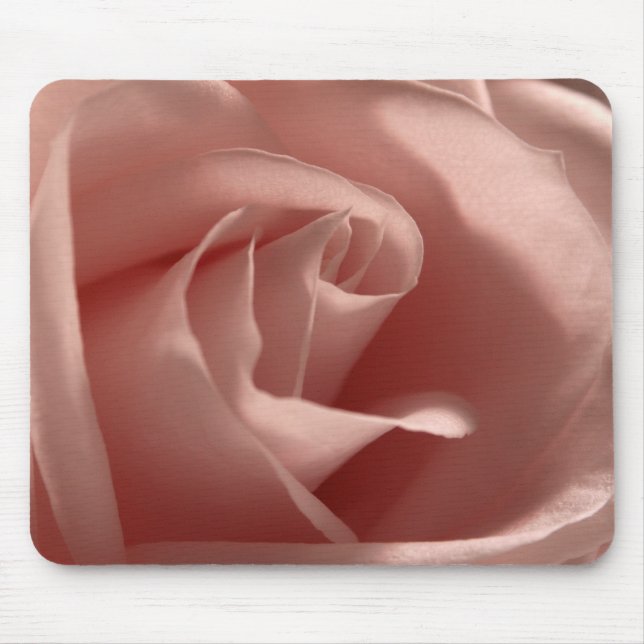 Hellrosa Rose Blumenblätter Foto Hübsche Blume Pet Mousepad (Vorne)