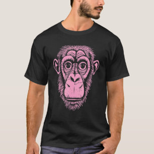 Hellrosa Schimpanse  Affe Nicht Affe  Süßer Schimp T-Shirt