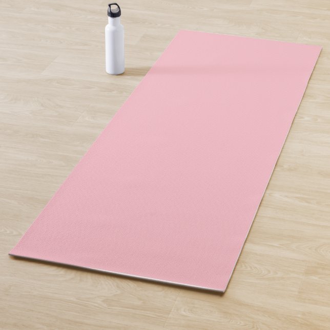 Hellrosa, solide Farbe Girly Pastel Yogamatte (Beispiel)