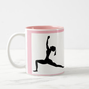 Hellrosa Stil: Klassische Tasse/Kaffee-Cup Zweifarbige Tasse