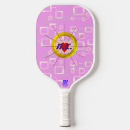 Hellrosa Tint Quadrate Pickleball Paddel Pickleball Schläger