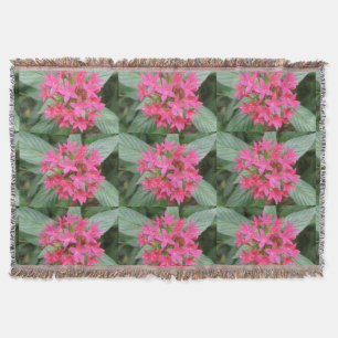 Hellrosa tropische Blume Kobold Decke