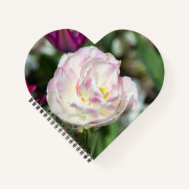 Hellrosa Tulpen an einem sonnigen Tag Notizbuch