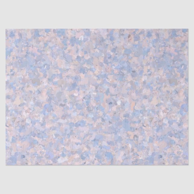 Hellrosa und blaues Popcorn-Papierpapier Seidenpapier (Vorderseite)