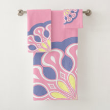 Hellrosa und grau Abstrakt Moderne Mandala