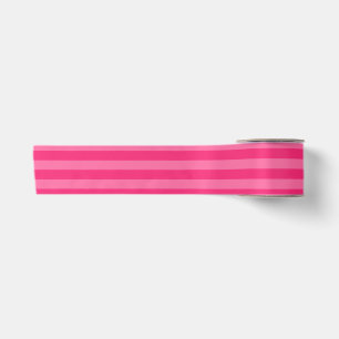 Hellrosa und heiß rosa Streifen Satinband