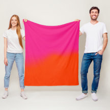 Hellrosa und Orange Ombré
