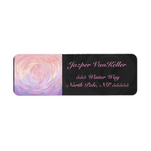Hellrosa und schwarze Monogramm