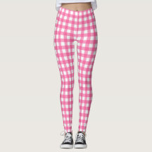 Hellrosa und Weiß Gingham