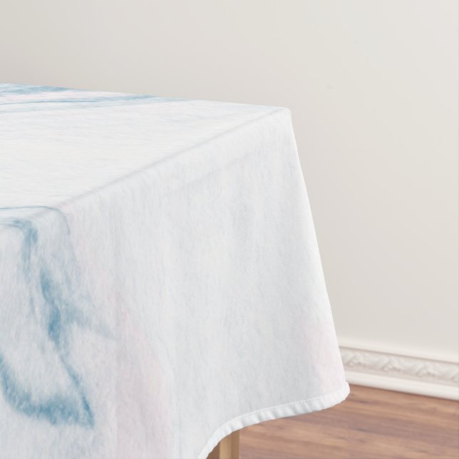 Hellrosa und weißer Marmor Tischdecke (Beispiel)