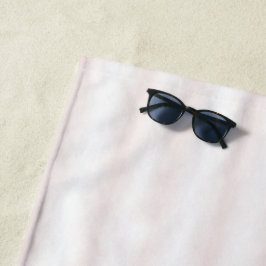 Hellrosa Weiße Streifen Strandtuch