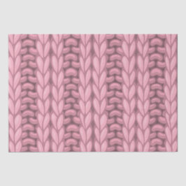 Hellrosa Winter Knitter Wollmuster Seidenpapier
