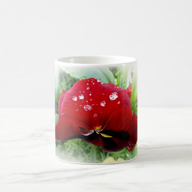 Hellrote Panik Kaffeetasse (Mittel)