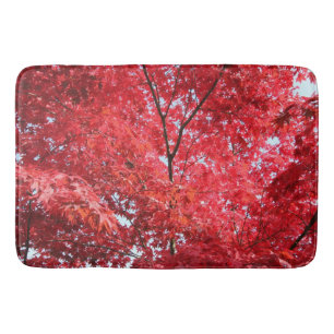 Hellroter Japanischer Ahornbaum Badematte